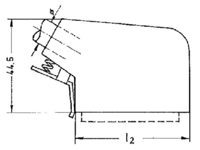 Mazeichnung 2 Telegaertner H00032A0942 Gehaeuse 30 39 verriegelb Met