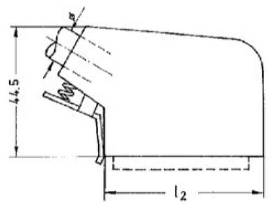 Mazeichnung 3 Telegaertner H00032A0942 Gehaeuse 30 39 verriegelb Met