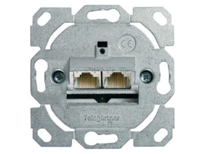 Product image Telegaertner J00020A0388 2x RJ45 8 8  Data outlet Cat 5E
