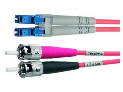 Produktbild Telegaertner L00891A0029 Duplexkabel LC ST 50 0 OM3 2m