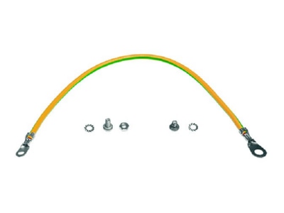 Detailansicht Telegaertner L00040A0009 Erdungs Set L 0 3m Kabel 4mmq m Schraub