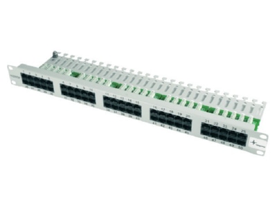 Product image Telegaertner MPPISDN 50 H kurz 19 inch ISDN panel 50 port 1U  RAL7035  MPPISDN 50 Hz

