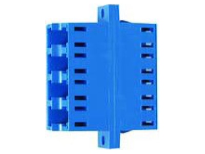 Produktbild Telegaertner J08071A0019 LC Quad Kupplung SM MM Keramikh  blau