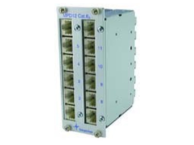 Produktbild Telegaertner J02022A0055 Mini Verteiler Cat 6A 3HE MPD12 HS K 10TE