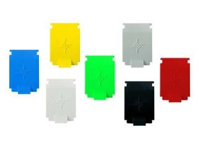 Produktbild Telegaertner B00002E0014W Staubschutzklappe RAL1023 fuer AMJ45 UMJ45 gb