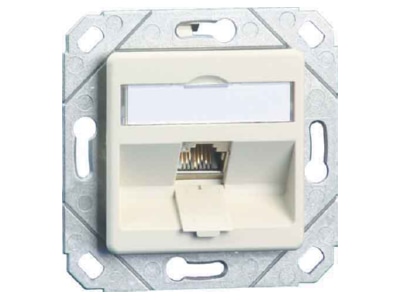 Product image Metz TN C6Amod 1UPk 270rw RJ45 8 8  Data outlet 6A  IEC  white
