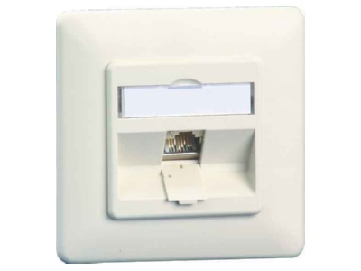 Product image Metz TN C6Amod 1UP 270rw RJ45 8 8  Data outlet 6A  IEC  white
