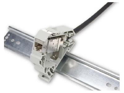 Product image 2 CommScope AMP Netconn 0 1711897 1 DIN rail adapter