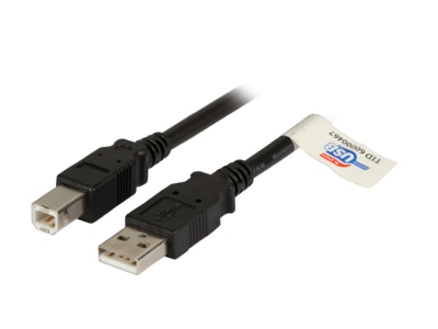 Produktbild EFB Elektronik K5256SW 0 5 USB2 0 Anschlusskabel 0 5m sw A B