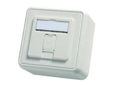 Produktbild Telegaertner H02000A0090 Modul Aufnahme AP 80x80 1fach aws leer