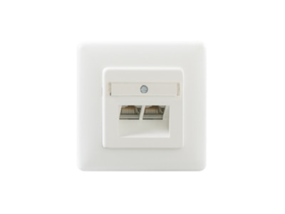 Product image 2 Rutenbeck UAEClassEAiso8 8Uprw RJ45 8 8  Data outlet Cat 6 white