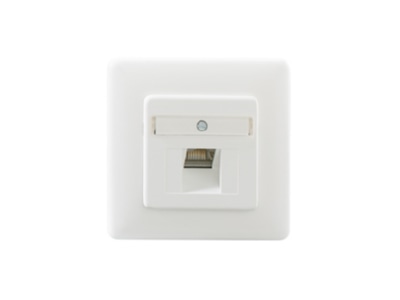 Product image 1 Rutenbeck UAE ClassEA iso8Uprw RJ45 8 8  Data outlet Cat 6 white
