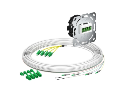 Product image 1 Kaiser 4250025 LC Quad Optic data outlet white
