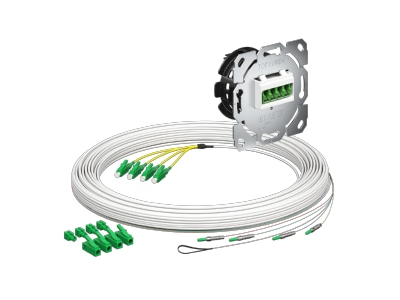 Product image 2 Kaiser 4250025 LC Quad Optic data outlet white