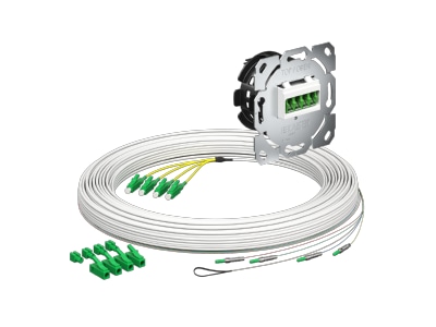 Product image 2 Kaiser 4250026 LC Quad Optic data outlet white
