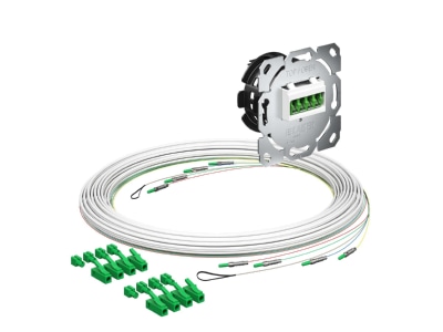 Product image 1 Kaiser 4250034 LC Quad Optic data outlet white
