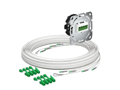 Product image 1 Kaiser 4250037 LC Quad Optic data outlet white
