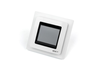 Produktbild 1 Devi DEVIreg Touch rws Uhrenthermostat Touch Display  16A