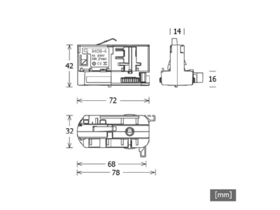 Dimensional drawing LTS ST Z LA30M10  662669 Accessory for luminaires ST Z LA30M10 662669