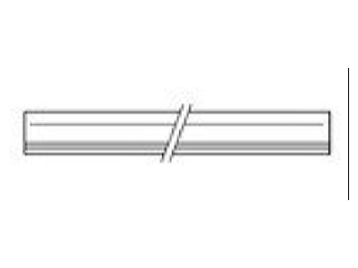 Line drawing Vaillant 0020092559 Solar mounting profile