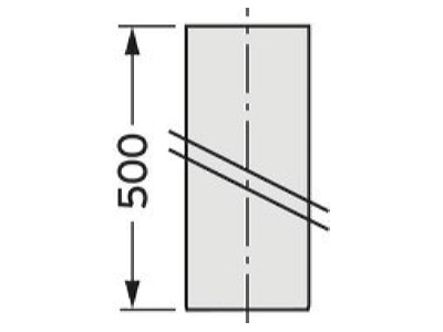 Ma�zeichnung Vaillant 0020095538 Muendungsrohr ES DN200  500mm eds