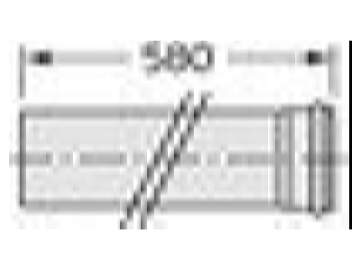 Ma�zeichnung Vaillant 0020095545 Verlaengerung DN160 500mm