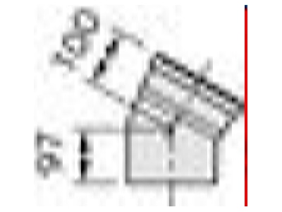 Dimensional drawing Vaillant 0020095558 Single walled flue gas attachment  2