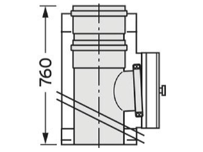 Mazeichnung Vaillant 0020095590 Revisionselement Edelstahl