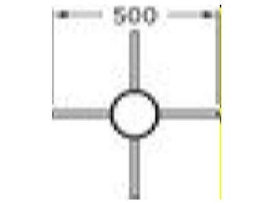 Ma�zeichnung Vaillant 0020106394  VE10  Abstandshalter 110mm Schacht 40cm x 40cm 0020106394  Inhalt  10 