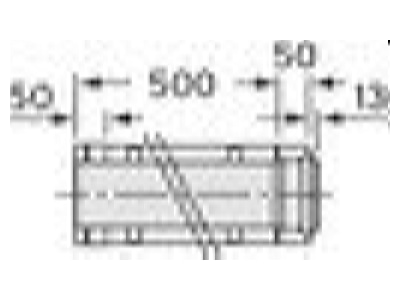 Ma�zeichnung Vaillant 0020106402 Verlaengerung 0 5m 110 160mm