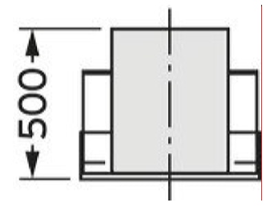 Ma�zeichnung 1 Vaillant 0020108008 Muendungsabschluss 250 350mm