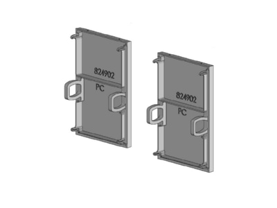 Product image LTS STRLLKDIZ060 001sw End cap for luminaires  quantity  2 

