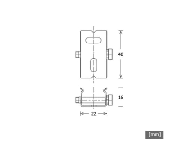 Dimensional drawing LTS ST A S S 9000 111 si Accessory for luminaires