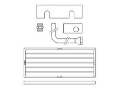 Line drawing 2 Vaillant 0020087826 Connection tube mounting kit