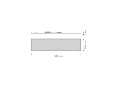 Mazeichnung Ledvance BIOLUXPL1200S37WTWZB LED Panel HCL TW  ZigBee