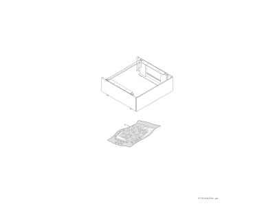Explosionszeichnung 2 Bosch Thermotechnik 8738210620 Podest silber 100mm fuer Glas Design