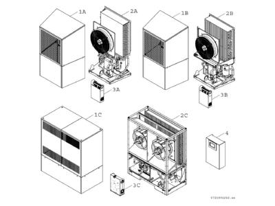 Explosionszeichnung 8 Bosch Thermotechnik CS5000AW38OR Luftwaermepumpe Monoblock WP revers