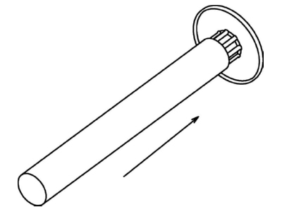 Dimensional drawing 1 Hellermann Tyton 148 00102 40  Recessed installation box for luminaire
