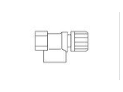 Line drawing 2 Vaillant 009318 Safety valve