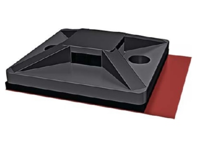 Product image Hellermann Tyton MB3APT A PA66 WH Mounting element for cable tie
