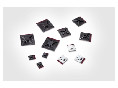 Product image Hellermann Tyton MB5APT A PA66 BK Mounting element for cable tie
