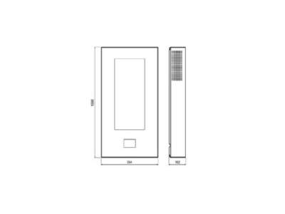 Dimensional drawing Maico WS 75 APA Accessory for ventilator
