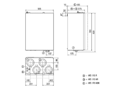 Ma�zeichnung Maico WS 170 R Raumluft System
