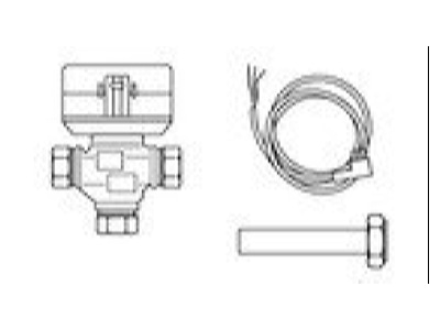 Strichzeichnung 1 Vaillant 20036743 3 Wege Umschaltventil 1  