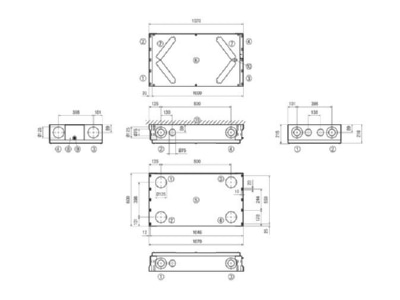 Ma�zeichnung Maico WS 120 Trio LLV Zentralgeraet
