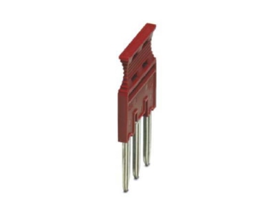 Produktbild 2 Phoenix FBSRH 3 8 Steckbruecke 3 polig  rot