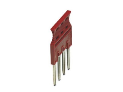 Produktbild 2 Phoenix FBSRH 4 8 Steckbruecke 4 polig  rot