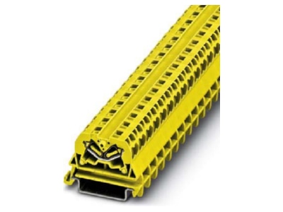 Produktbild 2 Phoenix MSDBV 2 5 NS 35 YE Mini Durchgangsklemme 0 08qmm 4qmm  gelb