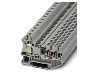 Produktbild 2 Phoenix STU 10  4X2 5 Durchgangsklemme 0 5qmm 16qmm  grau
