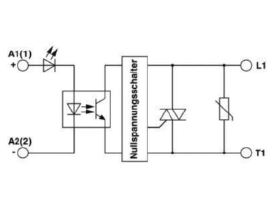 Ma�zeichnung Phoenix ELR 1SC230AC 600AC20 Halbleiterschuetz
